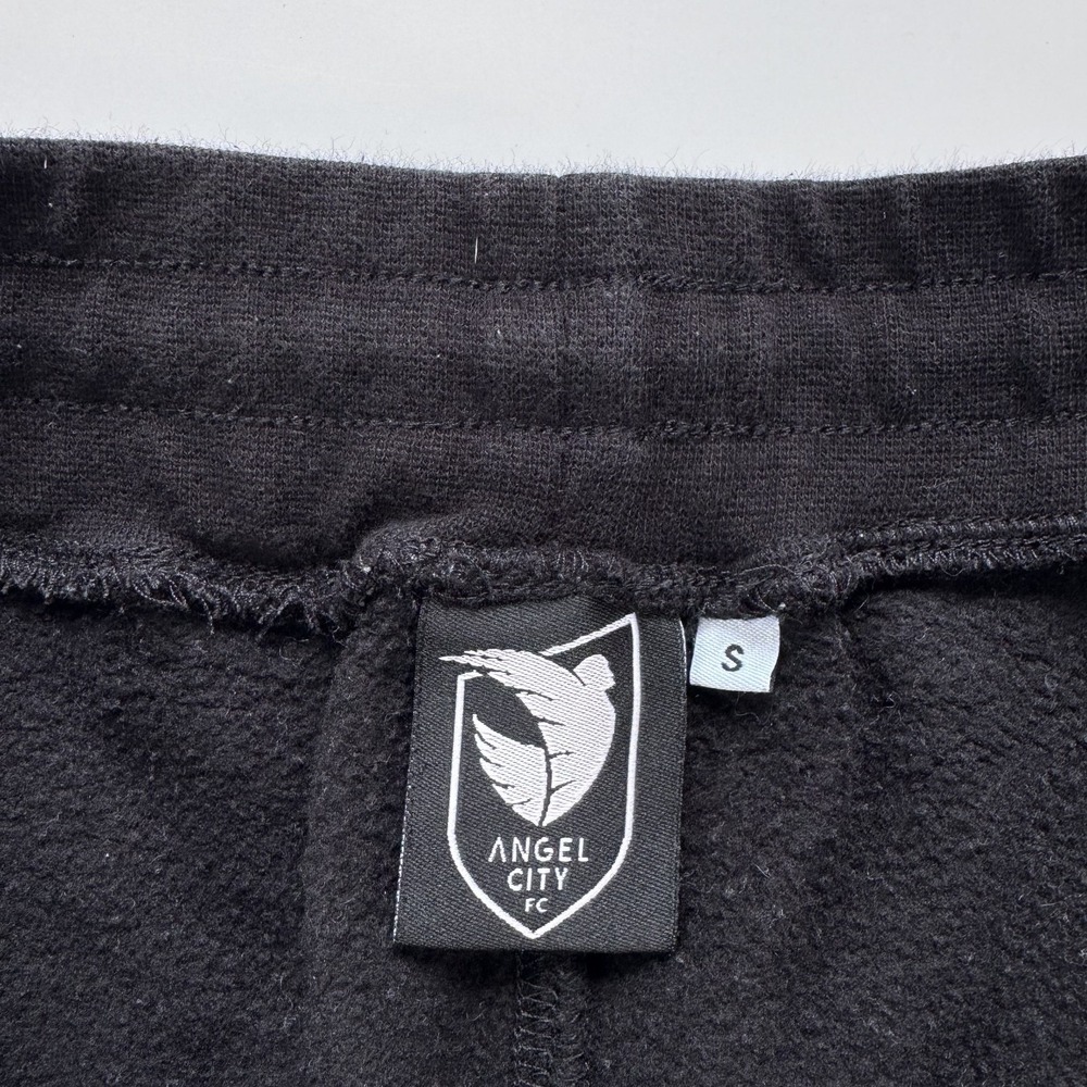 ANGEL CITY FC NWSL Tonal Joggers Sweatpants Black Unisex Small Los Angeles CA - Picture 2 of 13